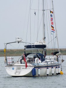Home Port. Our mooring at Orford.